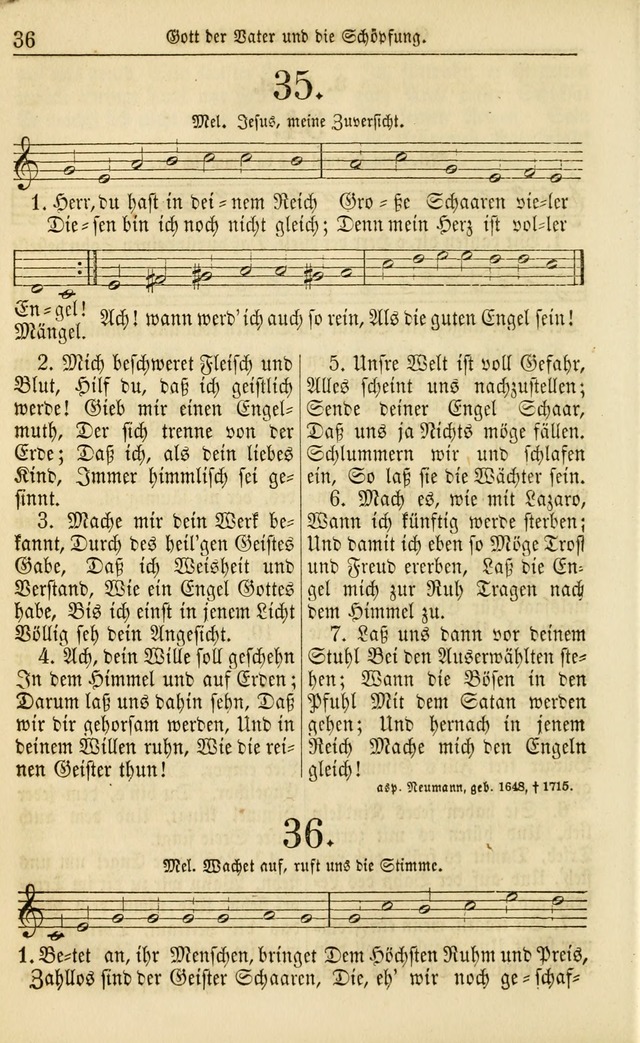 Evangelisches Gesangbuch: herausgegeben von dem Evangelischen Kirchenvereindes Westens page 45