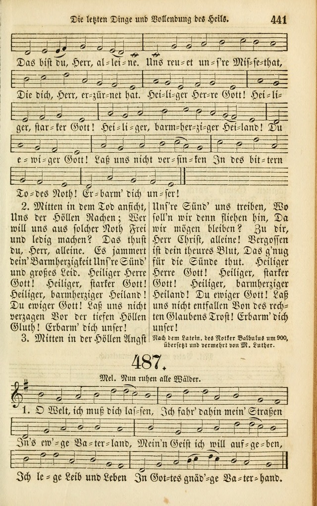 Evangelisches Gesangbuch: herausgegeben von dem Evangelischen Kirchenvereindes Westens page 452