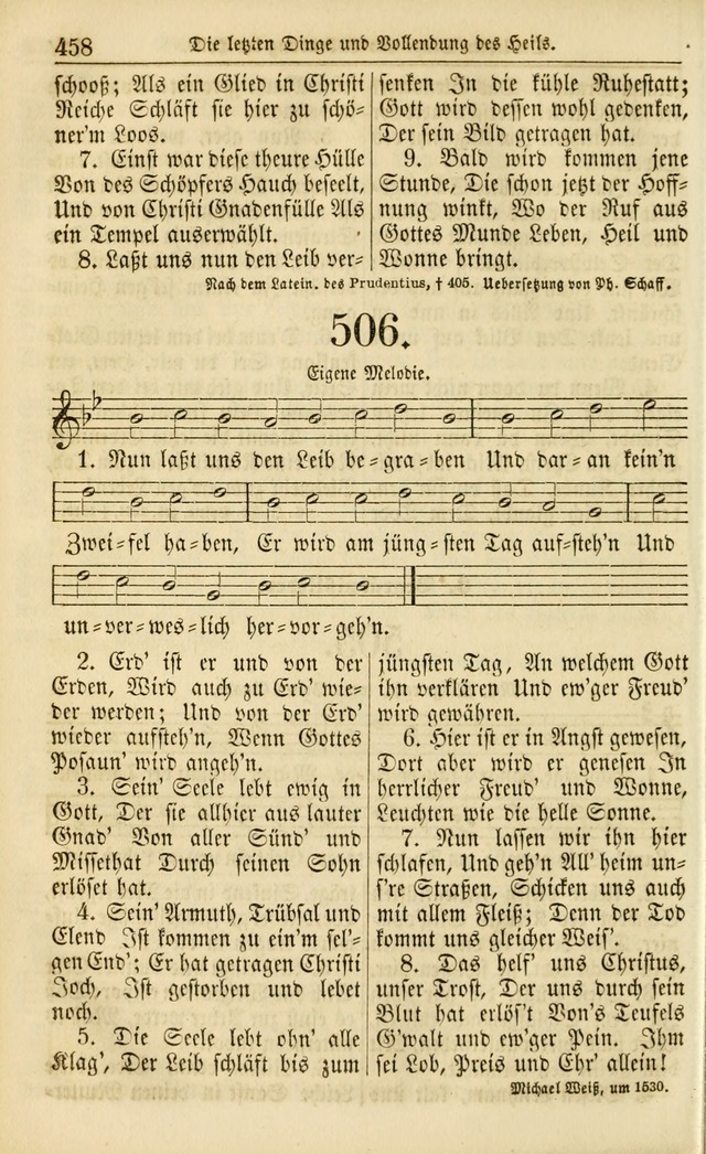 Evangelisches Gesangbuch: herausgegeben von dem Evangelischen Kirchenvereindes Westens page 469