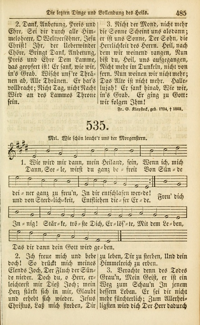 Evangelisches Gesangbuch: herausgegeben von dem Evangelischen Kirchenvereindes Westens page 496