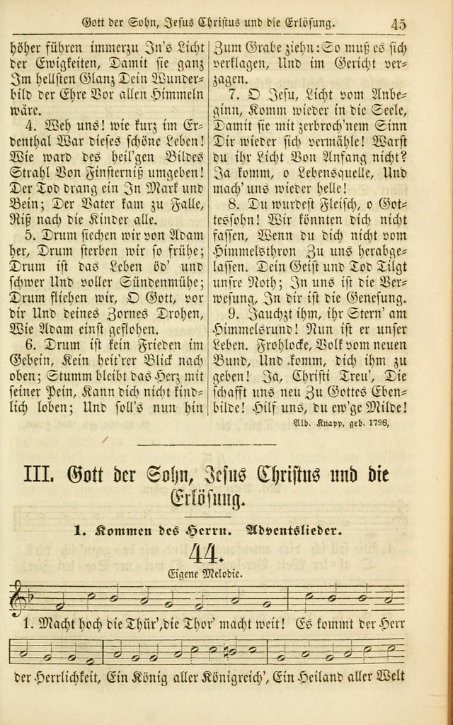 Evangelisches Gesangbuch: herausgegeben von dem Evangelischen Kirchenvereindes Westens page 54