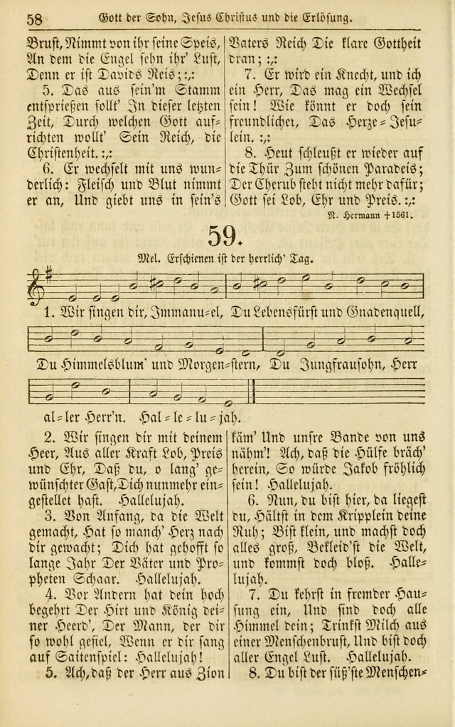 Evangelisches Gesangbuch: herausgegeben von dem Evangelischen Kirchenvereindes Westens page 67