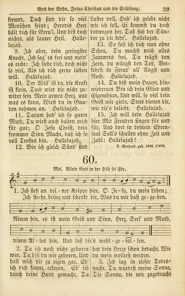 Evangelisches Gesangbuch: herausgegeben von dem Evangelischen Kirchenvereindes Westens page 68