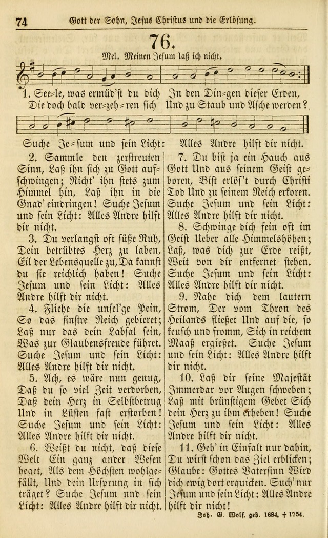 Evangelisches Gesangbuch: herausgegeben von dem Evangelischen Kirchenvereindes Westens page 83