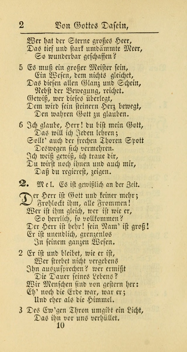 Evangelisches Gesangbuch: oder eine sammlung geistreicher lieder zum gebrauch der Evangelischen Gemeinschaft und aller heilsuchenden seelen page 10