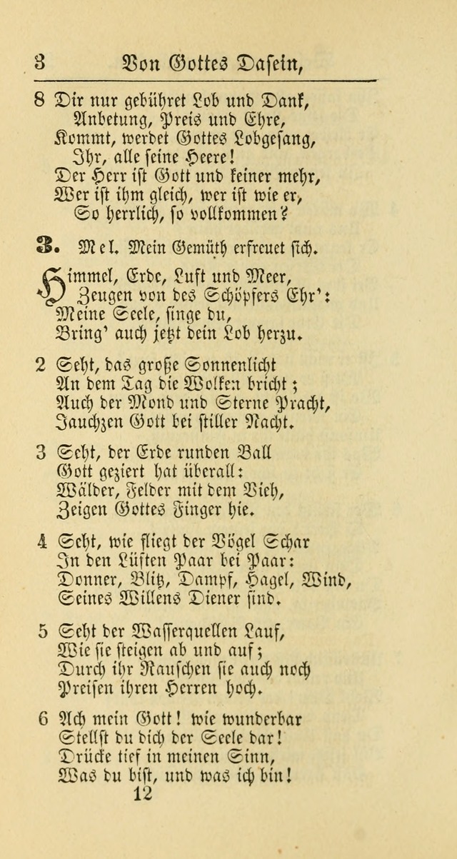 Evangelisches Gesangbuch: oder eine sammlung geistreicher lieder zum gebrauch der Evangelischen Gemeinschaft und aller heilsuchenden seelen page 12