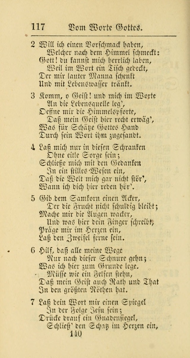 Evangelisches Gesangbuch: oder eine sammlung geistreicher lieder zum gebrauch der Evangelischen Gemeinschaft und aller heilsuchenden seelen page 140