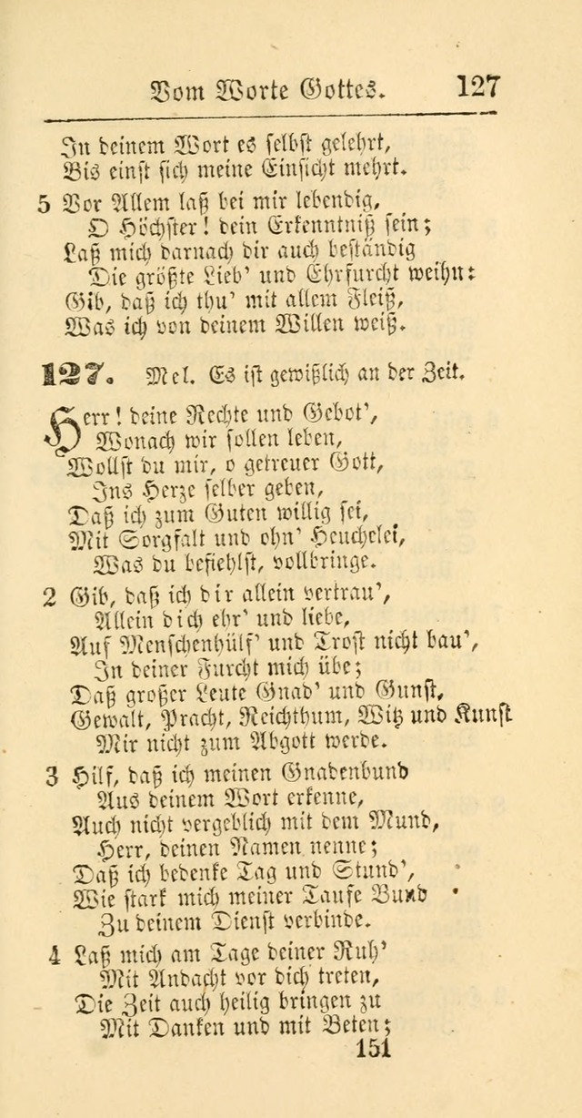 Evangelisches Gesangbuch: oder eine sammlung geistreicher lieder zum gebrauch der Evangelischen Gemeinschaft und aller heilsuchenden seelen page 151