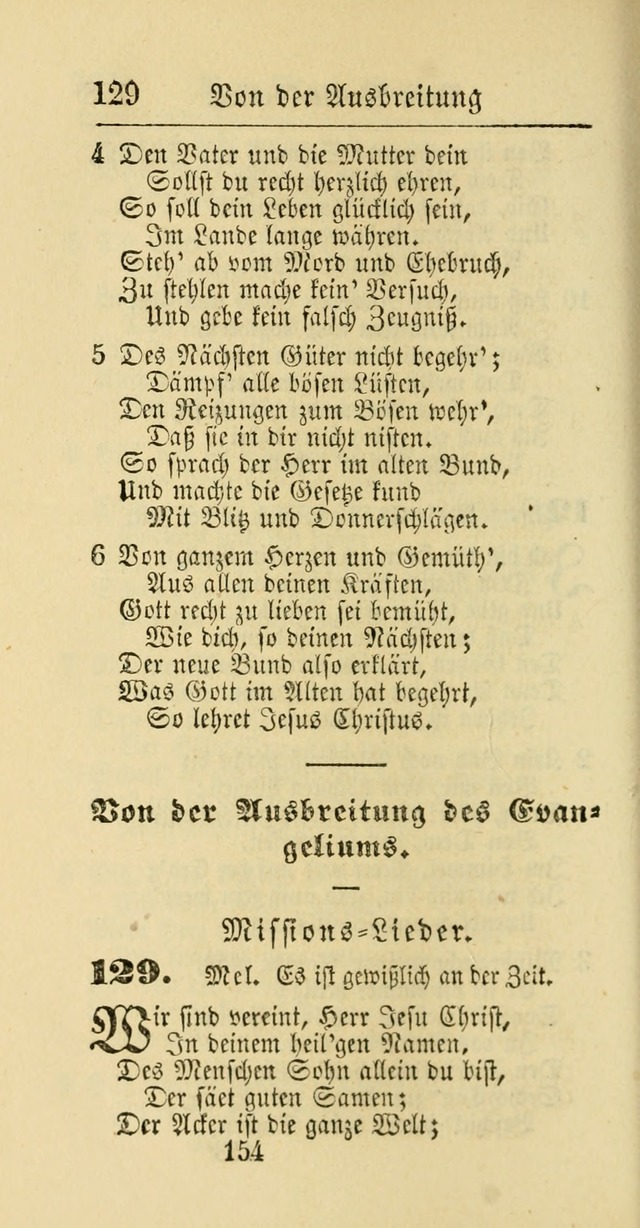 Evangelisches Gesangbuch: oder eine sammlung geistreicher lieder zum gebrauch der Evangelischen Gemeinschaft und aller heilsuchenden seelen page 154