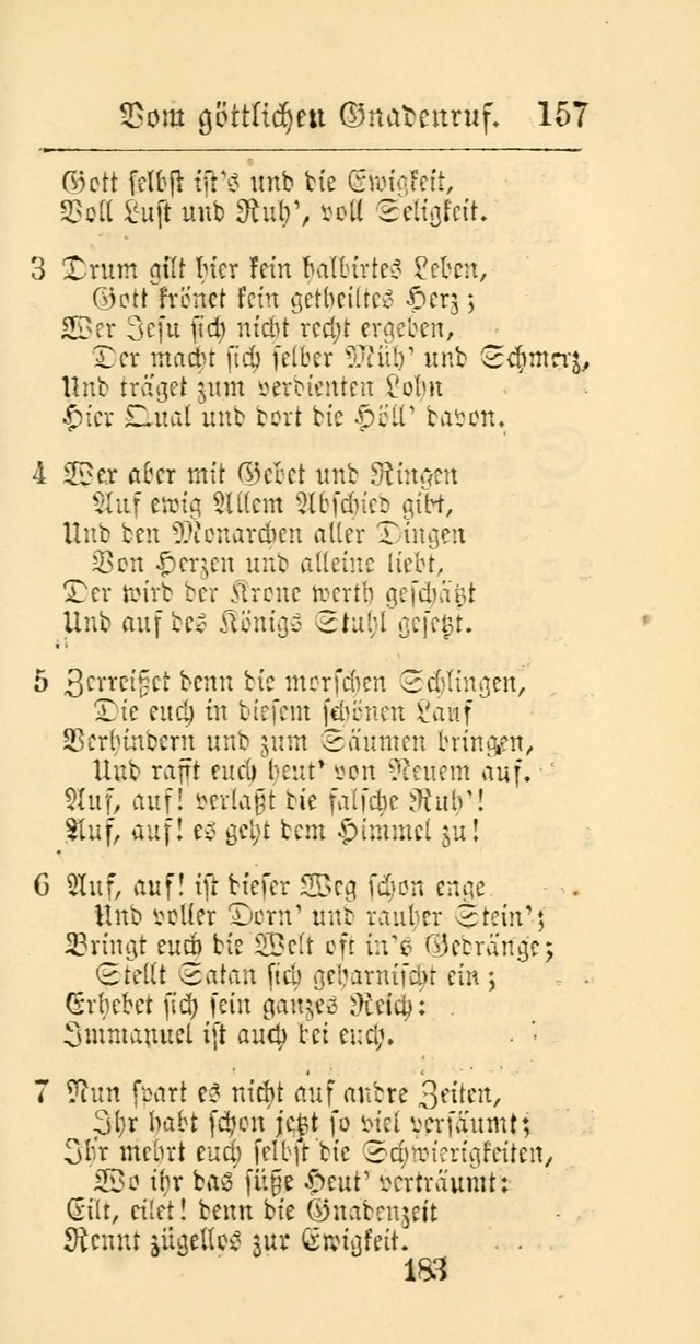 Evangelisches Gesangbuch: oder eine sammlung geistreicher lieder zum gebrauch der Evangelischen Gemeinschaft und aller heilsuchenden seelen page 183