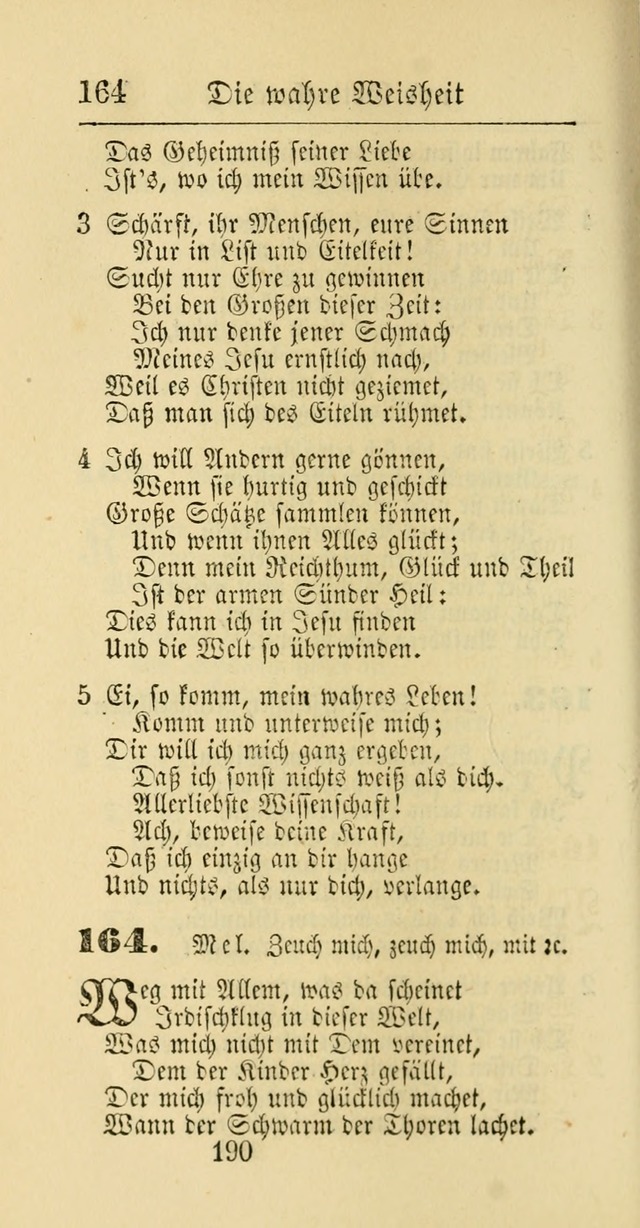 Evangelisches Gesangbuch: oder eine sammlung geistreicher lieder zum gebrauch der Evangelischen Gemeinschaft und aller heilsuchenden seelen page 190