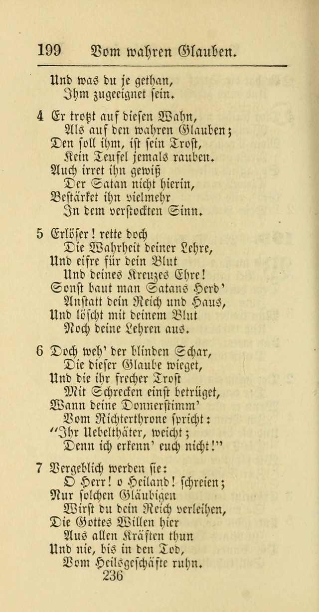 Evangelisches Gesangbuch: oder eine sammlung geistreicher lieder zum gebrauch der Evangelischen Gemeinschaft und aller heilsuchenden seelen page 236