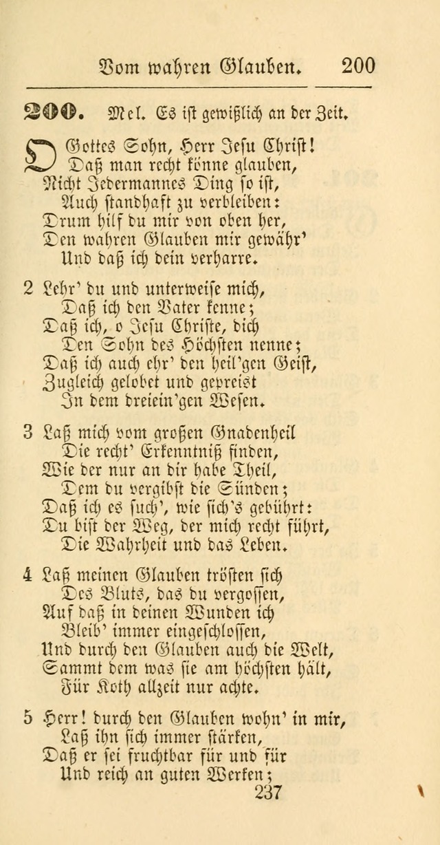 Evangelisches Gesangbuch: oder eine sammlung geistreicher lieder zum gebrauch der Evangelischen Gemeinschaft und aller heilsuchenden seelen page 237