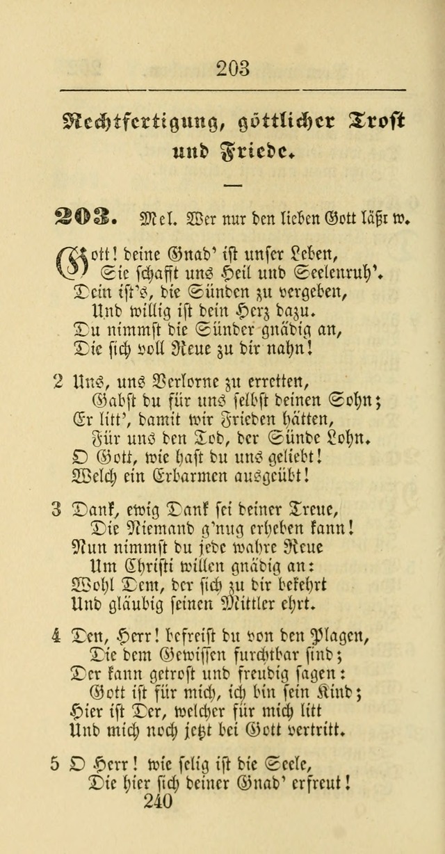 Evangelisches Gesangbuch: oder eine sammlung geistreicher lieder zum gebrauch der Evangelischen Gemeinschaft und aller heilsuchenden seelen page 240