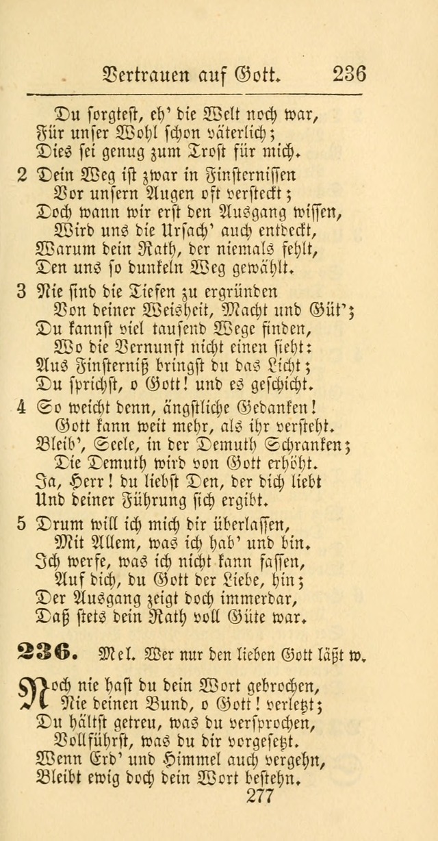 Evangelisches Gesangbuch: oder eine sammlung geistreicher lieder zum gebrauch der Evangelischen Gemeinschaft und aller heilsuchenden seelen page 277