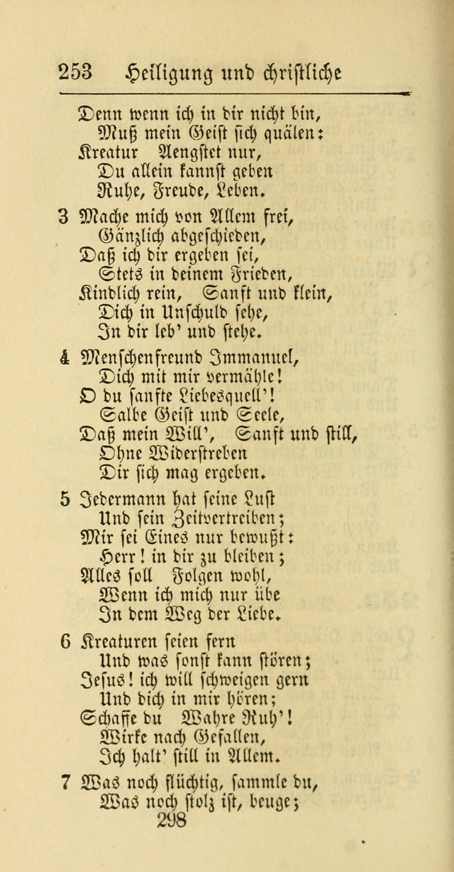 Evangelisches Gesangbuch: oder eine sammlung geistreicher lieder zum gebrauch der Evangelischen Gemeinschaft und aller heilsuchenden seelen page 298