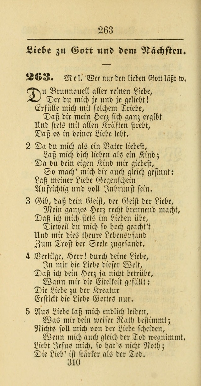 Evangelisches Gesangbuch: oder eine sammlung geistreicher lieder zum gebrauch der Evangelischen Gemeinschaft und aller heilsuchenden seelen page 310