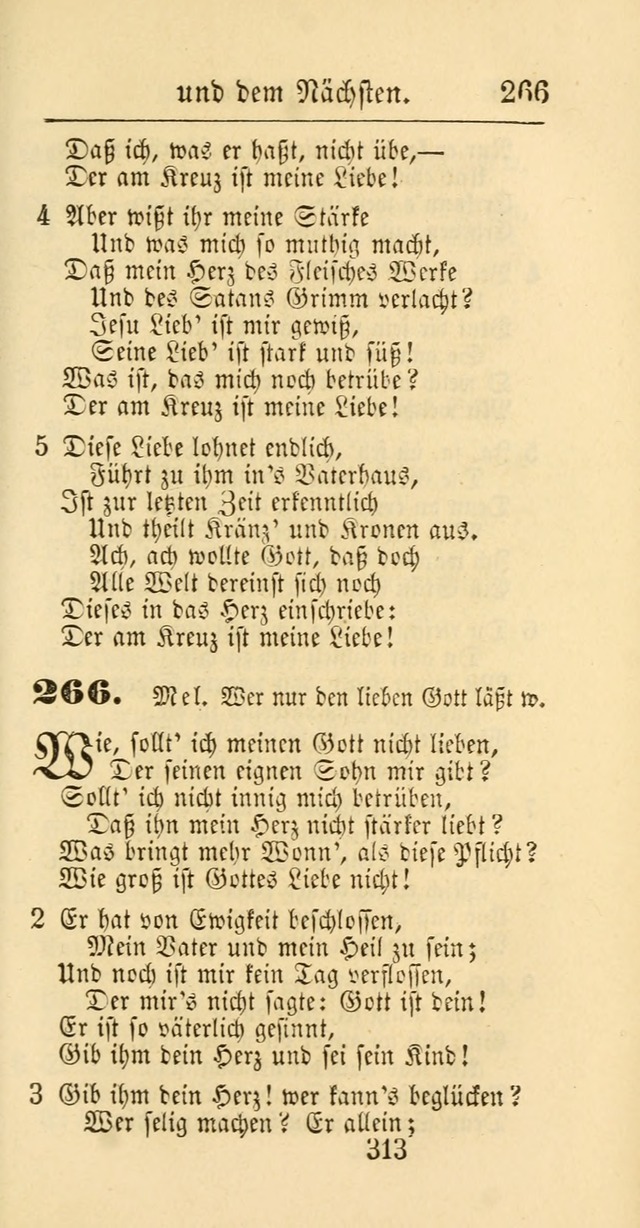 Evangelisches Gesangbuch: oder eine sammlung geistreicher lieder zum gebrauch der Evangelischen Gemeinschaft und aller heilsuchenden seelen page 313