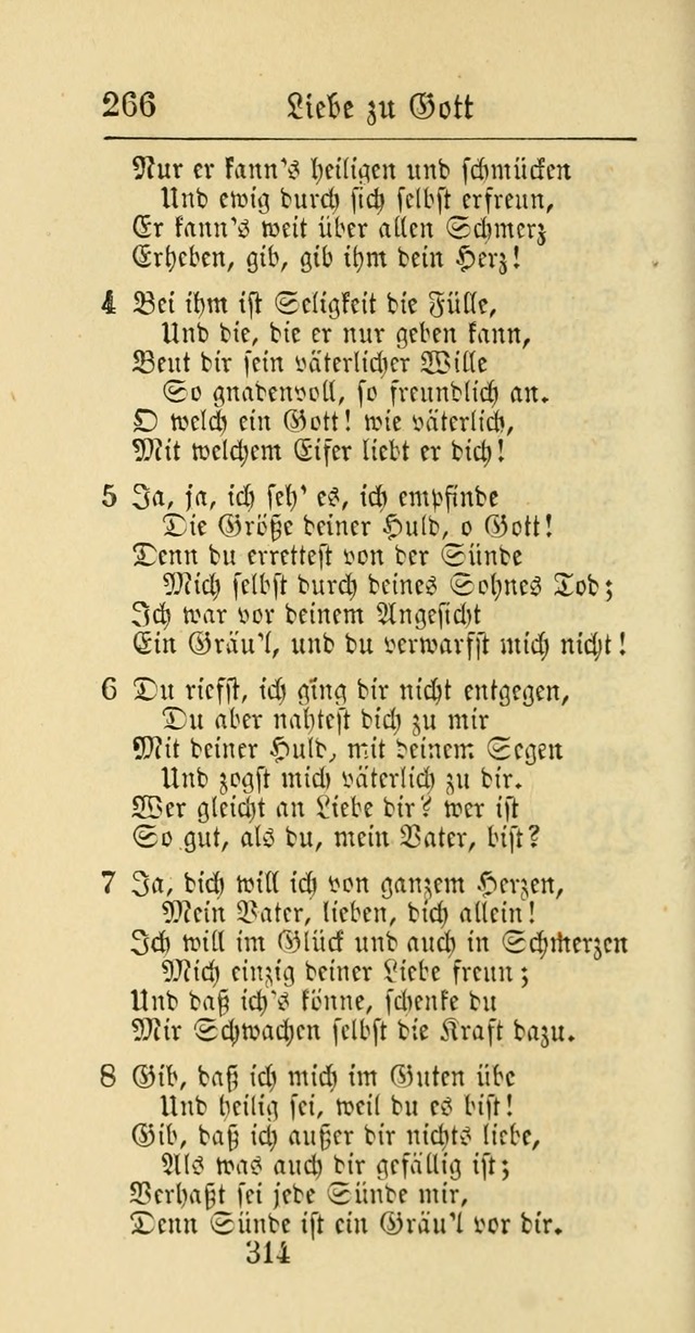 Evangelisches Gesangbuch: oder eine sammlung geistreicher lieder zum gebrauch der Evangelischen Gemeinschaft und aller heilsuchenden seelen page 314