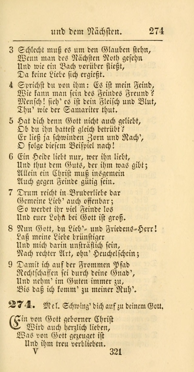 Evangelisches Gesangbuch: oder eine sammlung geistreicher lieder zum gebrauch der Evangelischen Gemeinschaft und aller heilsuchenden seelen page 321