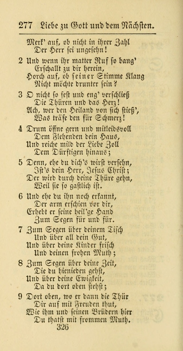 Evangelisches Gesangbuch: oder eine sammlung geistreicher lieder zum gebrauch der Evangelischen Gemeinschaft und aller heilsuchenden seelen page 326