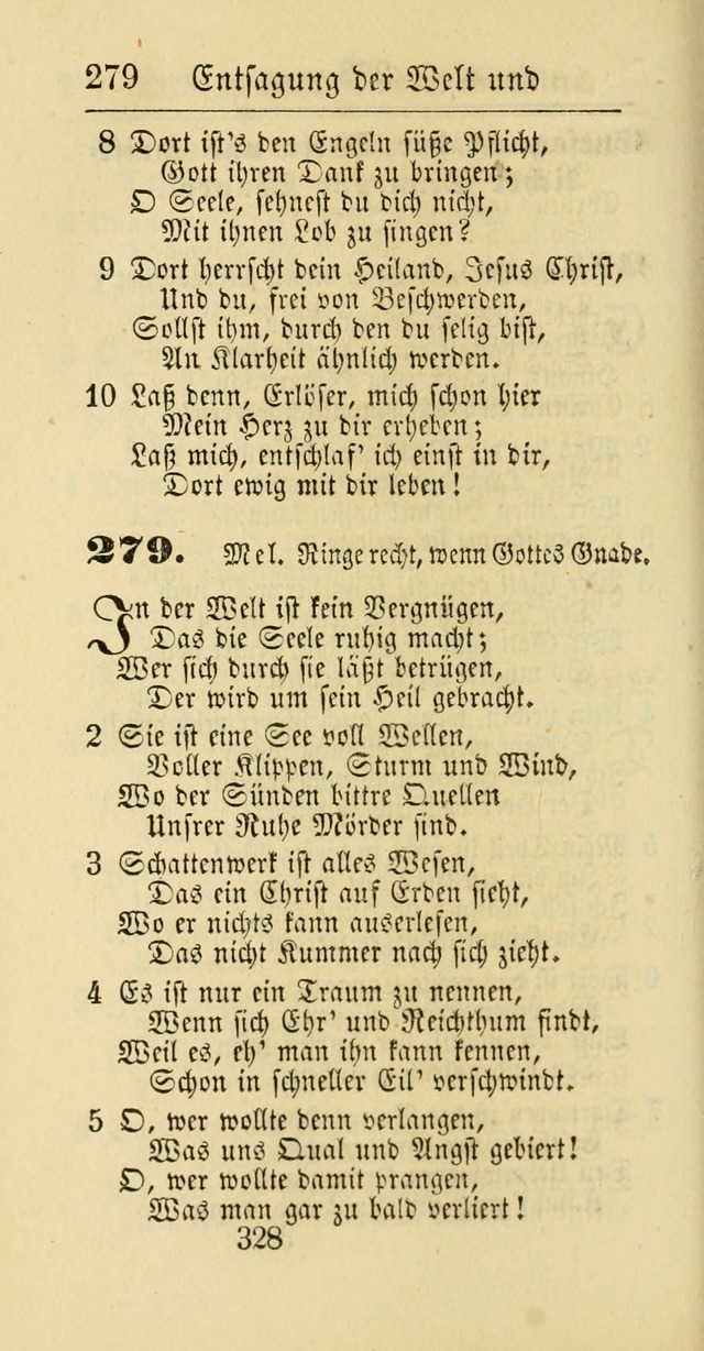 Evangelisches Gesangbuch: oder eine sammlung geistreicher lieder zum gebrauch der Evangelischen Gemeinschaft und aller heilsuchenden seelen page 328