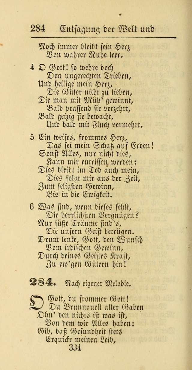 Evangelisches Gesangbuch: oder eine sammlung geistreicher lieder zum gebrauch der Evangelischen Gemeinschaft und aller heilsuchenden seelen page 334