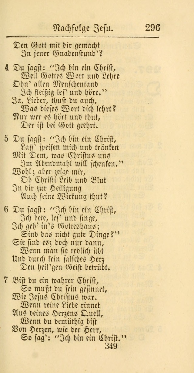 Evangelisches Gesangbuch: oder eine sammlung geistreicher lieder zum gebrauch der Evangelischen Gemeinschaft und aller heilsuchenden seelen page 349