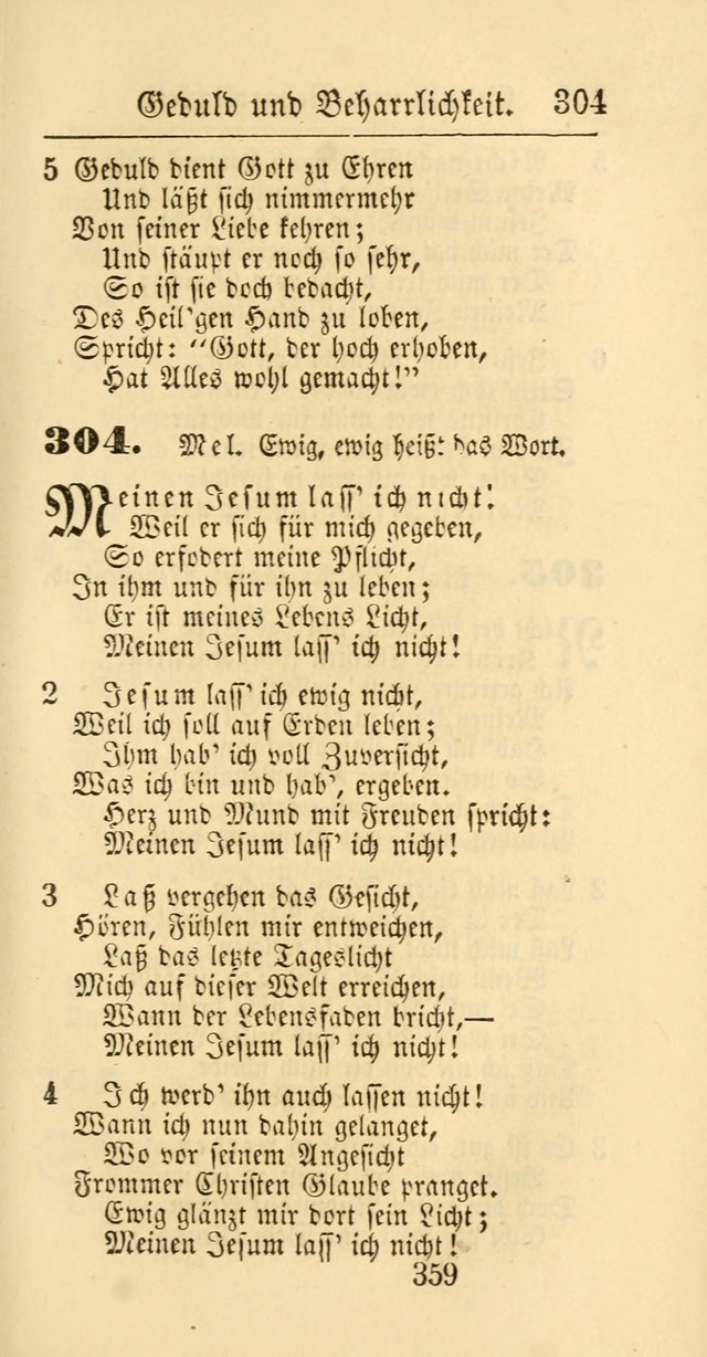 Evangelisches Gesangbuch: oder eine sammlung geistreicher lieder zum gebrauch der Evangelischen Gemeinschaft und aller heilsuchenden seelen page 359