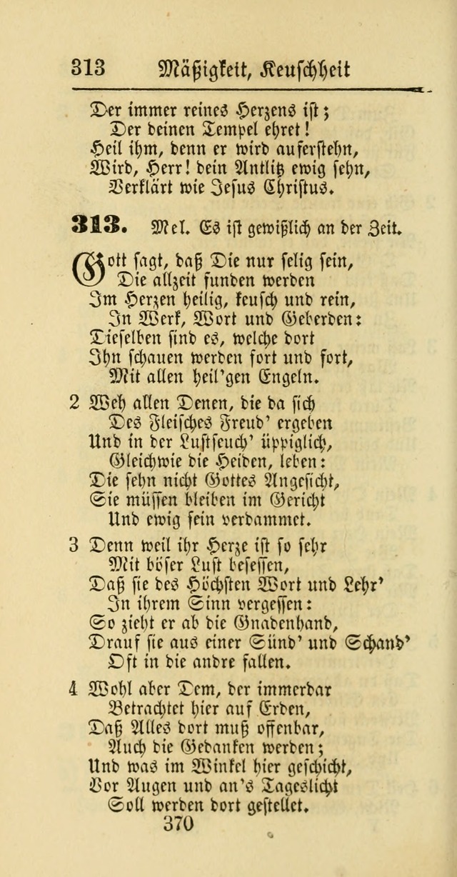 Evangelisches Gesangbuch: oder eine sammlung geistreicher lieder zum gebrauch der Evangelischen Gemeinschaft und aller heilsuchenden seelen page 370