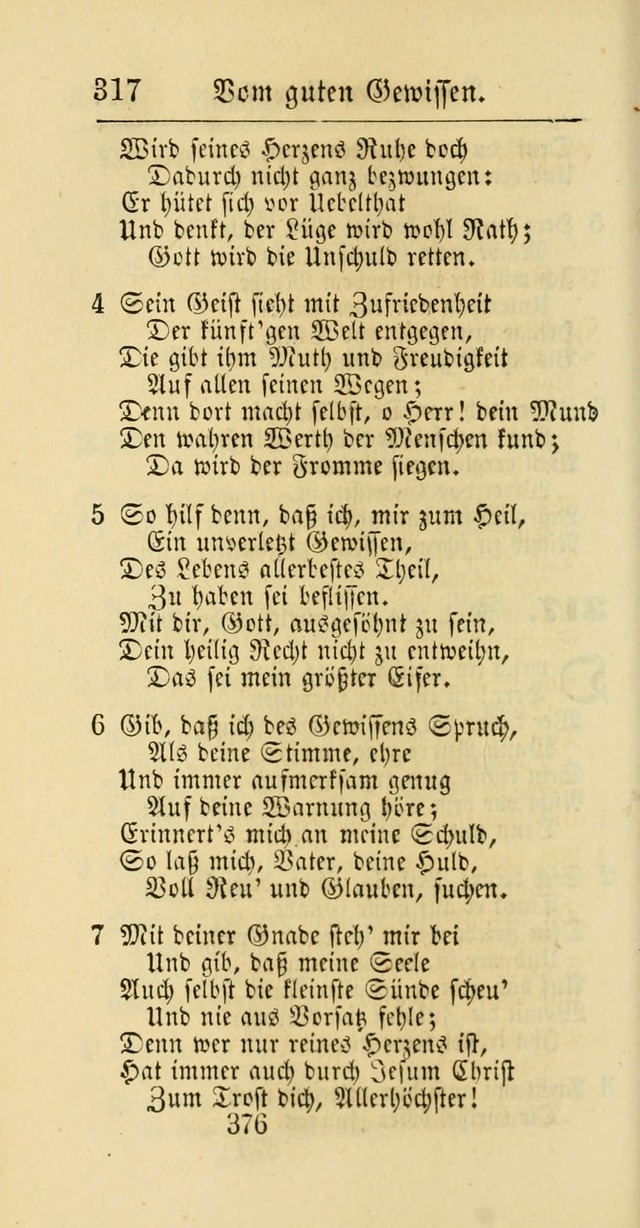 Evangelisches Gesangbuch: oder eine sammlung geistreicher lieder zum gebrauch der Evangelischen Gemeinschaft und aller heilsuchenden seelen page 376