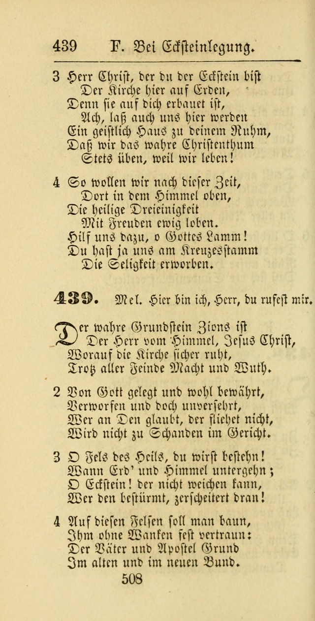 Evangelisches Gesangbuch: oder eine sammlung geistreicher lieder zum gebrauch der Evangelischen Gemeinschaft und aller heilsuchenden seelen page 508