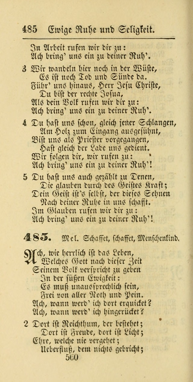 Evangelisches Gesangbuch: oder eine sammlung geistreicher lieder zum gebrauch der Evangelischen Gemeinschaft und aller heilsuchenden seelen page 560