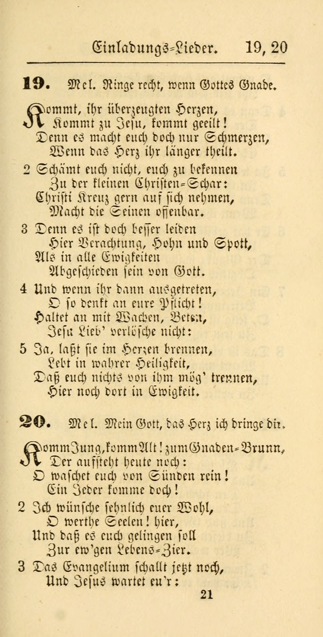 Evangelisches Gesangbuch: oder eine sammlung geistreicher lieder zum gebrauch der Evangelischen Gemeinschaft und aller heilsuchenden seelen page 621