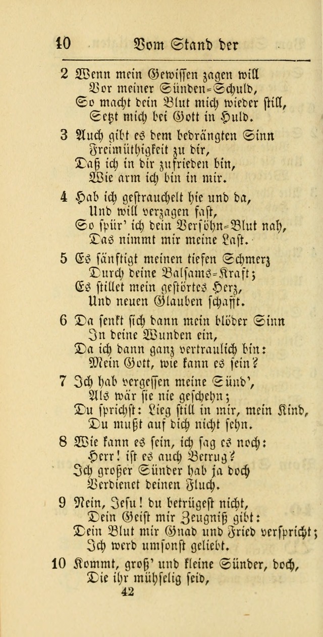 Evangelisches Gesangbuch: oder eine sammlung geistreicher lieder zum gebrauch der Evangelischen Gemeinschaft und aller heilsuchenden seelen page 642