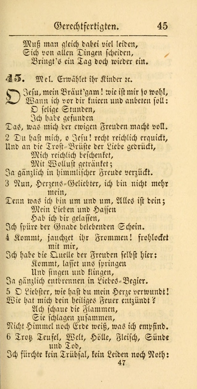 Evangelisches Gesangbuch: oder eine sammlung geistreicher lieder zum gebrauch der Evangelischen Gemeinschaft und aller heilsuchenden seelen page 647