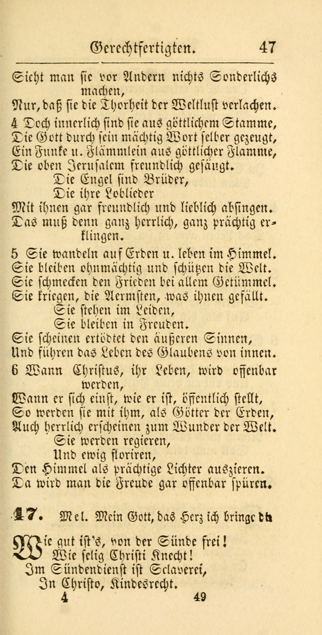 Evangelisches Gesangbuch: oder eine sammlung geistreicher lieder zum gebrauch der Evangelischen Gemeinschaft und aller heilsuchenden seelen page 649