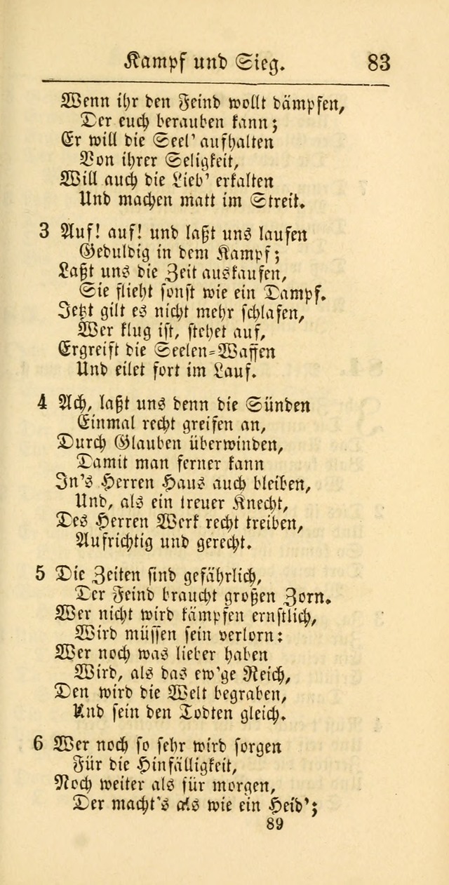 Evangelisches Gesangbuch: oder eine sammlung geistreicher lieder zum gebrauch der Evangelischen Gemeinschaft und aller heilsuchenden seelen page 689