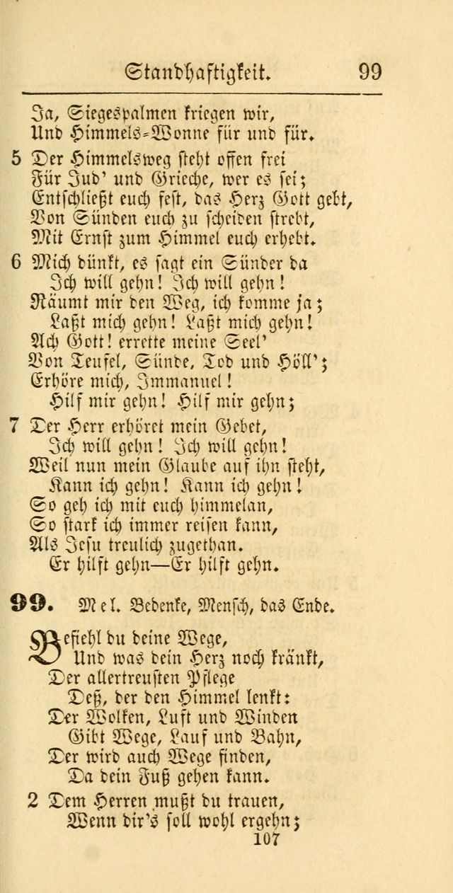 Evangelisches Gesangbuch: oder eine sammlung geistreicher lieder zum gebrauch der Evangelischen Gemeinschaft und aller heilsuchenden seelen page 707