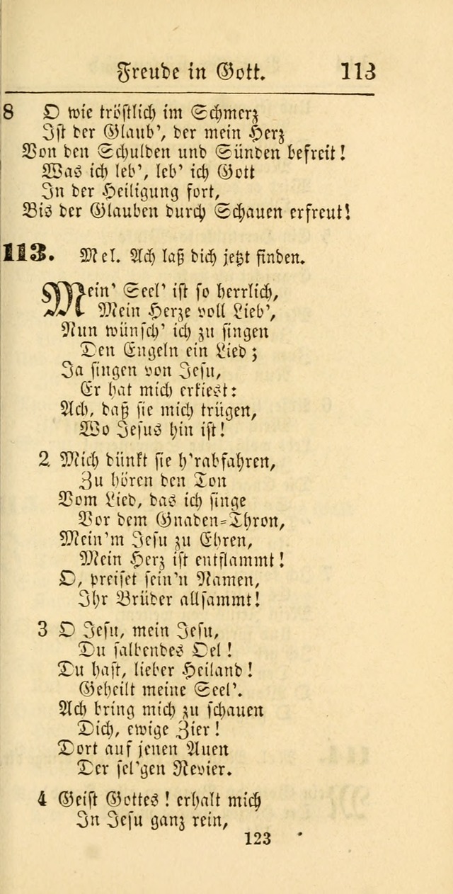 Evangelisches Gesangbuch: oder eine sammlung geistreicher lieder zum gebrauch der Evangelischen Gemeinschaft und aller heilsuchenden seelen page 723