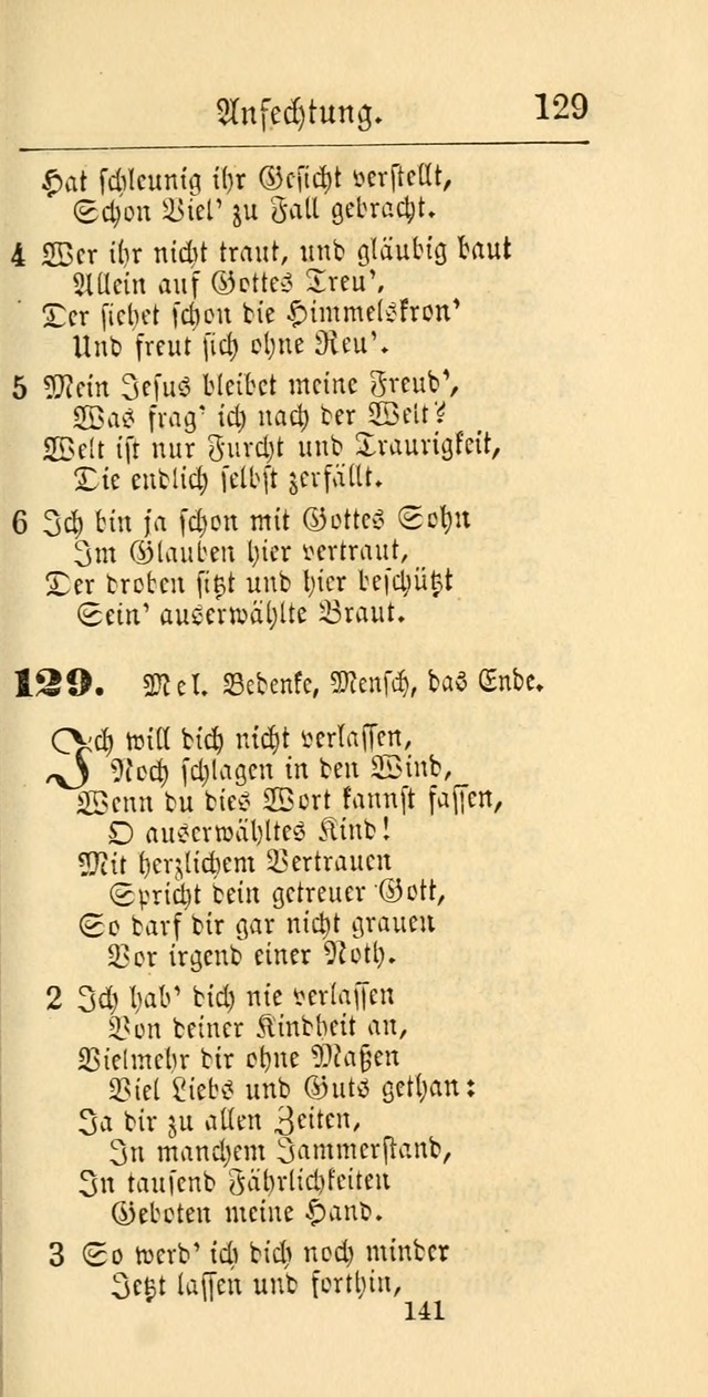 Evangelisches Gesangbuch: oder eine sammlung geistreicher lieder zum gebrauch der Evangelischen Gemeinschaft und aller heilsuchenden seelen page 741