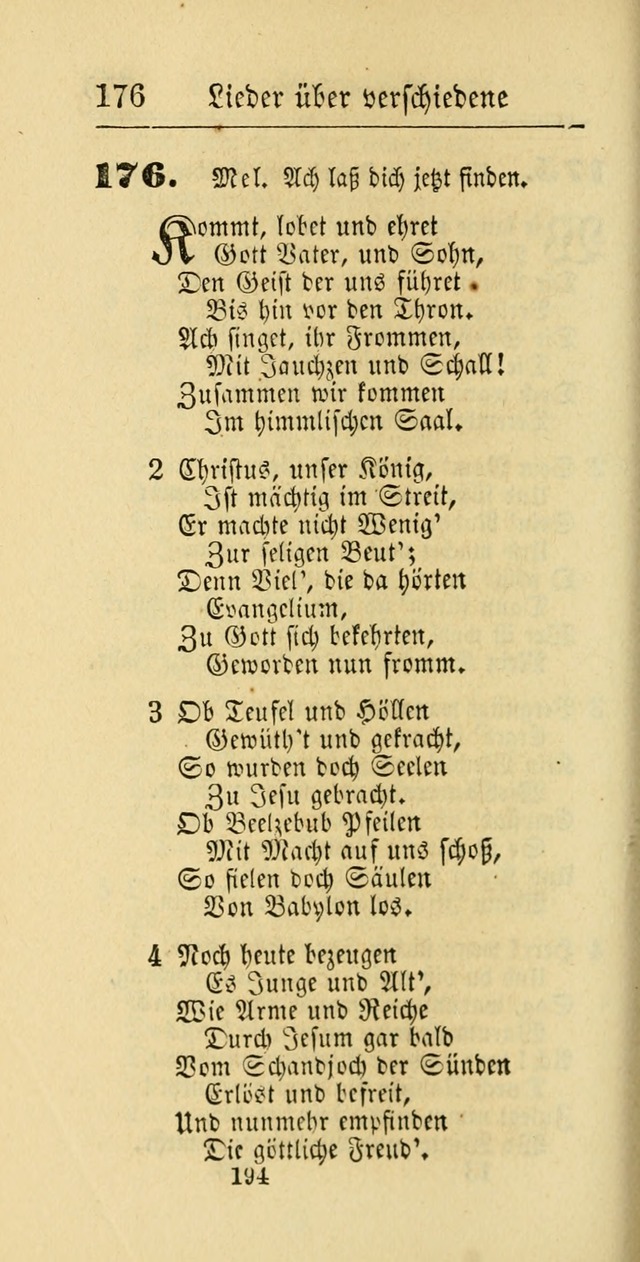 Evangelisches Gesangbuch: oder eine sammlung geistreicher lieder zum gebrauch der Evangelischen Gemeinschaft und aller heilsuchenden seelen page 794