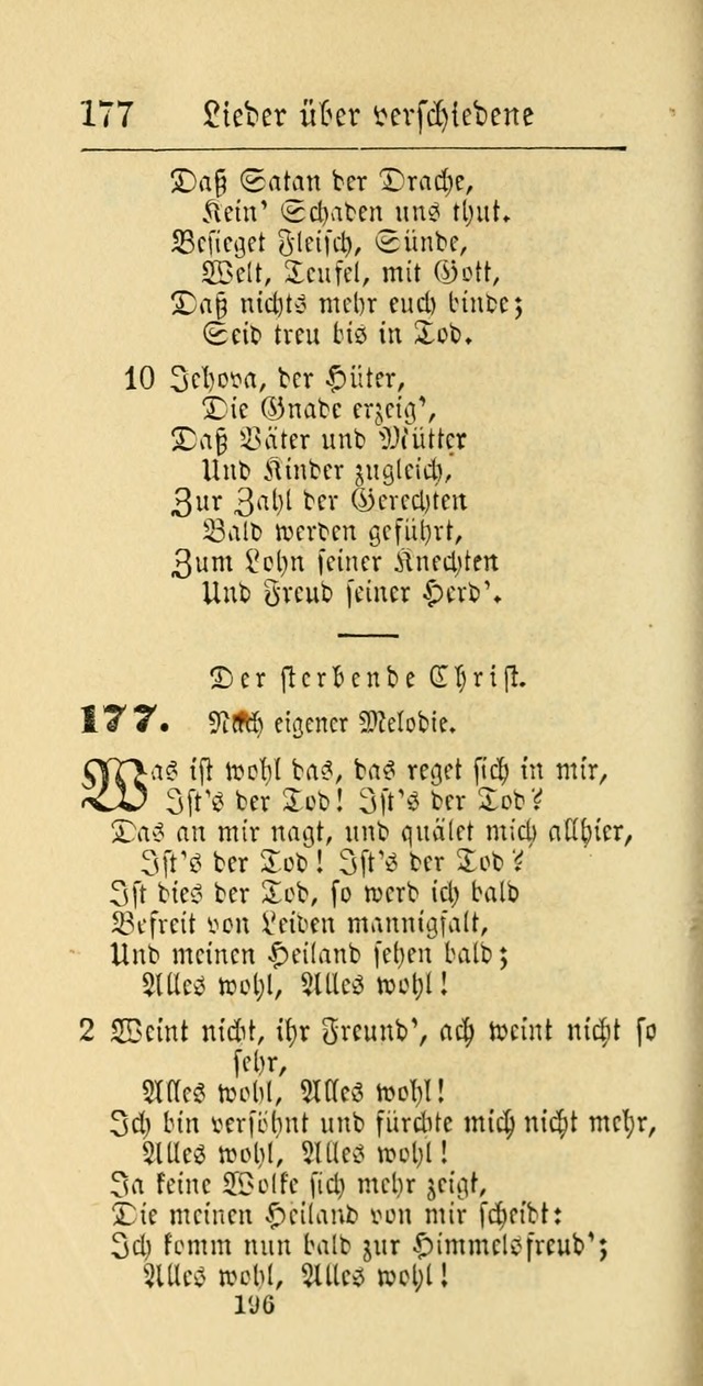 Evangelisches Gesangbuch: oder eine sammlung geistreicher lieder zum gebrauch der Evangelischen Gemeinschaft und aller heilsuchenden seelen page 796