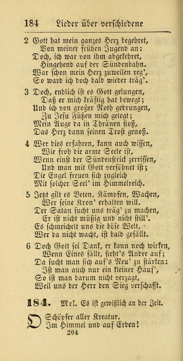 Evangelisches Gesangbuch: oder eine sammlung geistreicher lieder zum gebrauch der Evangelischen Gemeinschaft und aller heilsuchenden seelen page 804