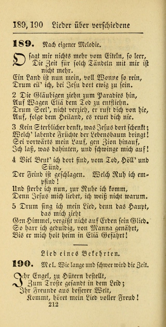 Evangelisches Gesangbuch: oder eine sammlung geistreicher lieder zum gebrauch der Evangelischen Gemeinschaft und aller heilsuchenden seelen page 812