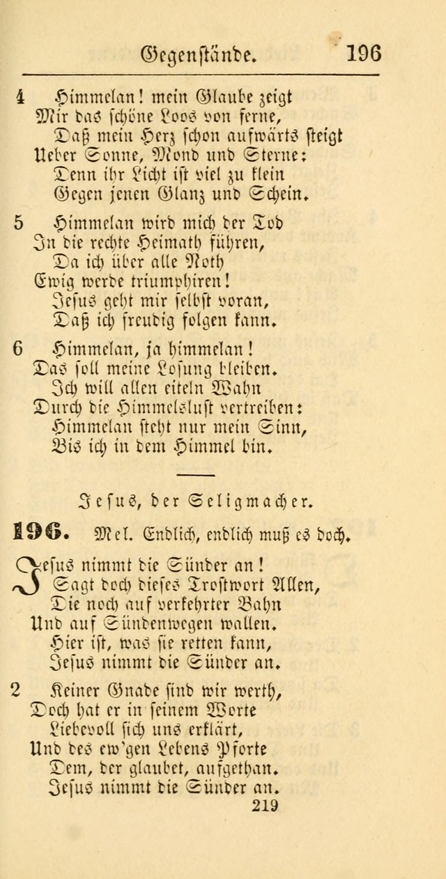 Evangelisches Gesangbuch: oder eine sammlung geistreicher lieder zum gebrauch der Evangelischen Gemeinschaft und aller heilsuchenden seelen page 819