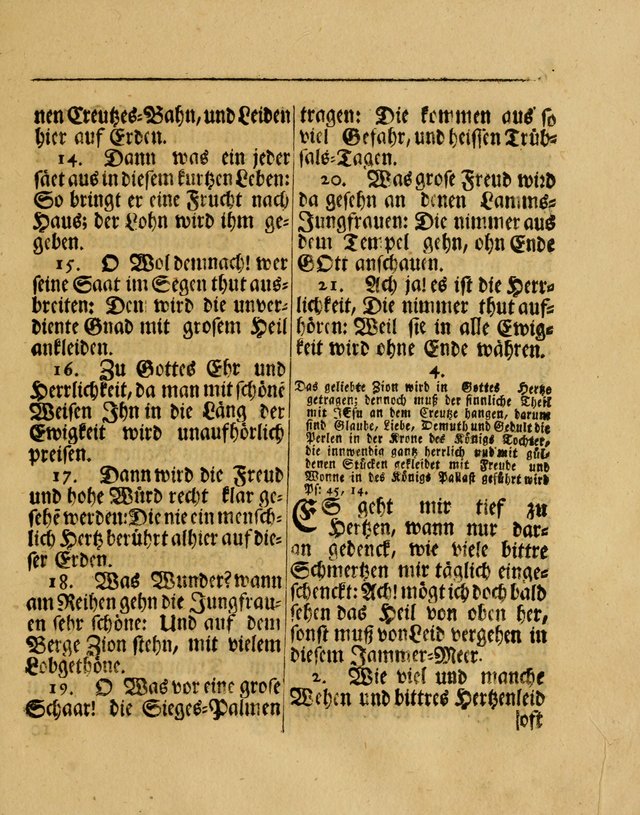 Ein Angenehmer Geruch der Rosen und Lilien die in Thal der Demuth unter den Dornen hervor gemachsen. Alles aus der Schwesterlichen Gesell schafft in Saron page 70