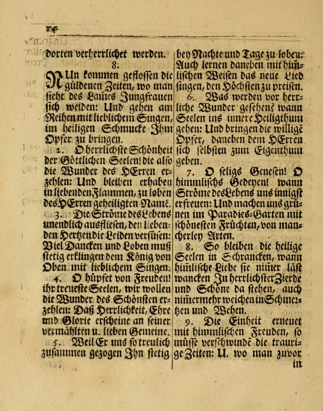 Ein Angenehmer Geruch der Rosen und Lilien die in Thal der Demuth unter den Dornen hervor gemachsen. Alles aus der Schwesterlichen Gesell schafft in Saron page 79