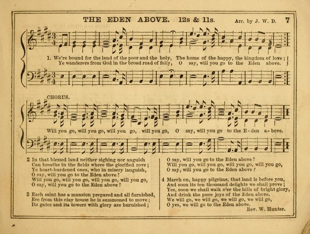 The Eolian Harp: a collection of hymns and tunes for Sunday schools and Band of Hope meetings page 7