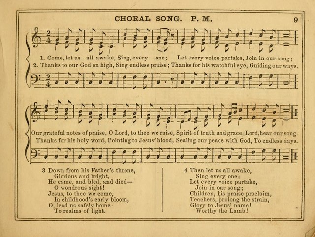 The Eolian Harp: a collection of hymns and tunes for Sunday schools and Band of Hope meetings page 9